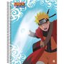 Caderno Espiral Universitário 80 Folhas Azul Rasen Shuriken Naruto Shippuden Animativa