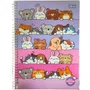 Caderno Esp Univ CD 160 fls Lilás Pets Pepper Tilibra