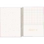 Caderno Esp Univ Capa Dura 160 Fls Rosa Happy Tilibra