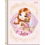 Caderno Espiral Universitário Capa Dura 160 Fls Rosa Jolie Tilibra