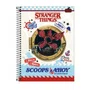 Caderno Espiral Universitário Capa Dura 160 Folhas Azul Stranger Things Tilibra