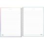 Caderno Espiral Univ CD 160fl Branco Unicórnio Blink Tilibra