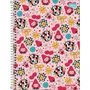 Caderno Espiral Universitário Capa Dura 160 Folhas Rosa Frutas Show Tilibra