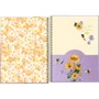 Caderno Espiral Universitário Capa Dura 160 Folhas Rosa Honey Bee Tilibra