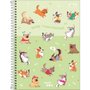 Caderno Espiral Univ CD 160fls Verde Cachorro Hug Me Tilibra Caderno Espiral Univ CD 160fls Verde Cachorro Hug Me Tilibra