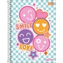 Caderno Espiral Universitário Capa Dura 160 Folhas Verde Smile Show Tilibra