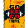 Caderno Espiral Universitário Capa Dura 200 Fls Amarelo Hard D+ Tilibra