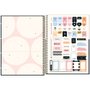 Caderno Espiral Universitário Capa Dura 256 Folhas Branco Kind Heart West Village Tilibra