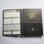 Caderno Espiral Universitário Capa Dura 300 folhas Branco Glitter Cobra D’agua São Domingos