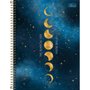Caderno Esp Univ CD 320 Fls Azul The Moon Magic Tilibra