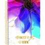 Caderno Espiral Universitário Capa Dura 80 Fls Branco The Best Mulher São Domingos
