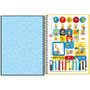 Caderno Espiral Univ CD 80fls Azul Simpsons Tilibra