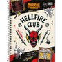 Caderno Espiral Univ CD 80fls Branco Stranger Things Tilibra