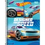 Caderno Esp Univ CD 80 Fls Colorido Hot Wheels Tilibra