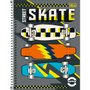 Caderno Esp Univ CD 80Fls Colorido Skate Pepper Tilibra