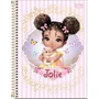 Caderno Espiral Universitário Capa Dura 80 Folhas Lilás Jolie Tilibra
