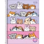 Caderno Espiral Universitário Capa Dura 80 folhas Lilás Pepper Tilibra