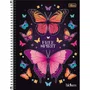 Caderno Espiral Universitário Capa Dura 80 Folhas Preto Bloom Tilibra