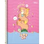 Caderno Espiral Universitário Capa Dura 80 Folhas Rosa Jump On CapyClub Tilibra