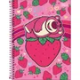 Caderno Esp Univ CD 80 Fls Rosa Morangos Lotso Tilibra