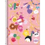 Caderno Espiral Universitário Capa Dura 80 folhas Rosa Pepper Tilibra