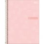 Caderno Espiral Univ CD 80fls Rosa Organizer Tilibra