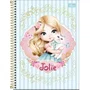 Caderno Espiral Universitário Capa Dura 80 Folhas Verde Água Jolie Tilibra