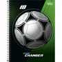 Caderno Espiral Universitário Capa Dura 80 Folhas Verde Changer Score Tilibra