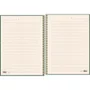 Caderno Espiral Universitário Capa Dura 80 Folhas Verde Escuro Naturalis Tilibra