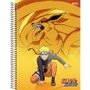 Caderno Espiral Universitário Capa Dura 80Fls Amarelo Kurama Naruto São Domingos