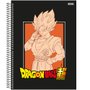 Caderno Espiral Univ CD 80fls Preto Goku Dragon Ball SD