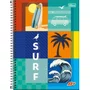 Caderno Espiral Universitário Capa Dura 96 Fls Azul Surf D+ Tilibra