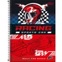 Caderno Espiral Universitário Capa Dura 96 Fls Vermelho Racing D+ Tilibra