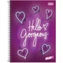 Caderno Esp Univ CD 96 Fls Roxo LEDs Flip Tilibra