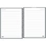 Caderno Espiral Univ 80fls Preto Neon Tilibra