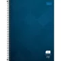 Caderno Quadriculado 7mm x 7mm Espiral Universitário Capa Dura 80 Folhas Azul Zip Tilibra