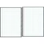 Caderno Quadriculado 7mm x 7mm Espiral Universitário Capa Dura 80 Folhas Cinza Zip Tilibra
