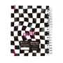 Caderno Smart Univ 80fls Xadrez Preto e Branco College DAC