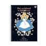 Caderno Universitário Capa Dura 160 Folhas Preto The Original Alice Animativa