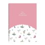 Caderno Universitário Capa Dura 80 Folhas Colorido Folhas Alice Animativa