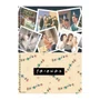 Caderno Universitário Capa Dura 80 Folhas Preto Friends *Inclui Pôster Animativa