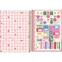 Caderno Univ CD Be Berry Branco Morangos 80 Fls Tilibra