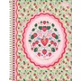 Caderno Univ CD Be Berry Verde Morangos 80 Fls Tilibra