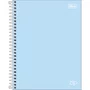 Caderno Universitário Cores 80 Folhas Azul Zip Tilibra