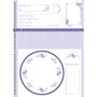 Caderno Universitário Espiral 80 Folhas Lilás Lavender Animativa