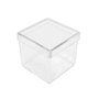 Caixa Acrilica 5x5cm Cristal C/ 10 Unidades Massari