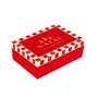 Caixa Presente Retangular Natal Petit 19,5x14,5x6,5cm Cromus Unidade