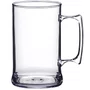 Caneca Chopp Acrílica Transparente 350ml Massari LB1301