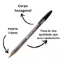 Caneta BIC Cristal 1,6mm Preta Bold