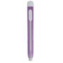 Caneta Borracha Triangular Grip + Refil Push Roxo Tris